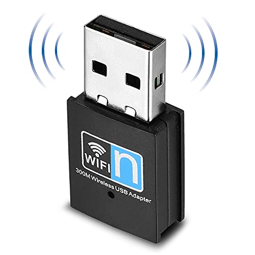 Yizhet 300 Mbit / s WLAN USB Stick Réseau sans fil WiFi Dongle Stick Adaptateur réseau IEEE 802.11b / g / n pour Windows, Mac et Linux