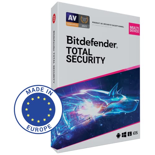 Bitdefender Total Security 2022 | 10 appareils | 2 ans | PC/MAC/android | Téléchargement