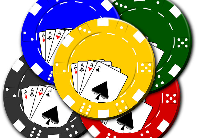 casino, frites, poker