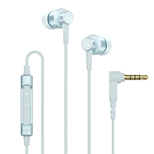 SoundMAGIC ES30C Écouteurs filaires Intra-Auriculaires, avec Microphone, Hi-FI, à Isolation phonique, Port Confortable, Bleu